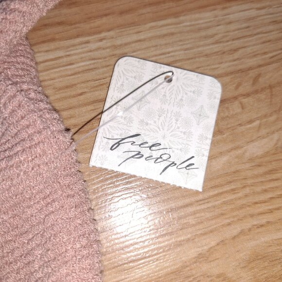 FREE PEOPLE-Ottoman Slouchy Tunic-Cafe Creme-Cotton Blend-Size M-NEW WITH TAG - Picture 5 of 8